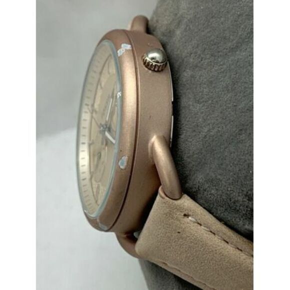 Fossil ES4174 Women's Watch Pink Leather Band Blush Analog Multi Function D853 - Picture 3 of 9